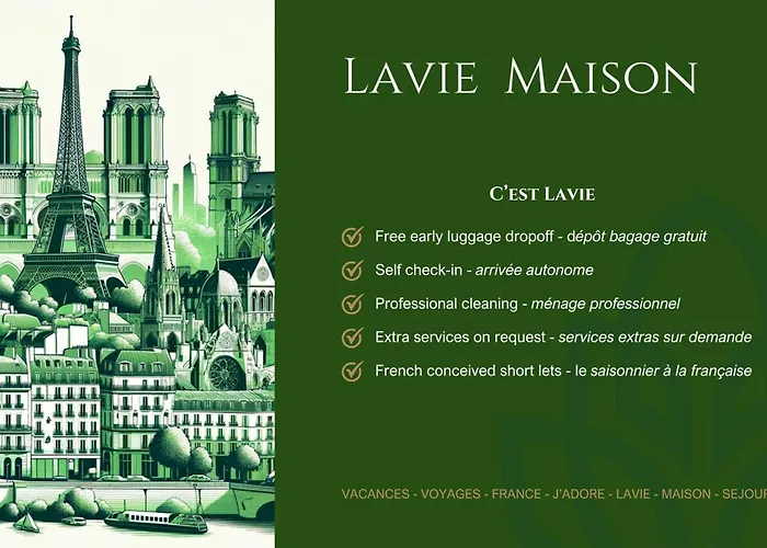 Lavie Maison Chic Ac Parking アパート パリ